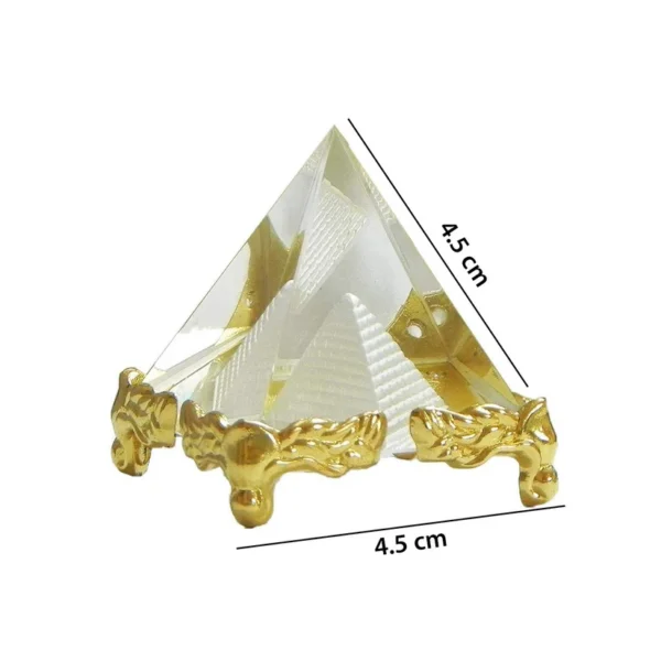 Vastu / Feng Shui Crystal Pyramid For Positive Energy And Vastu Correction.Good Luck & Prosperity - Image 2